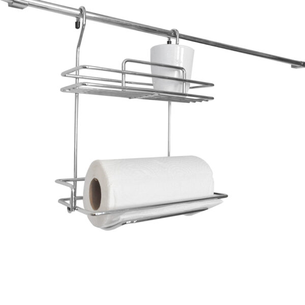 Rack Para Rollo De Cocina Con Estante