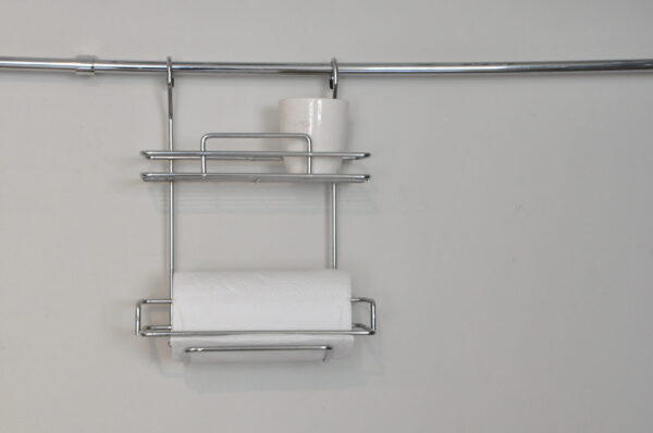 Rack Para Rollo De Cocina Con Estante