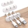 Organizador para cables flexible